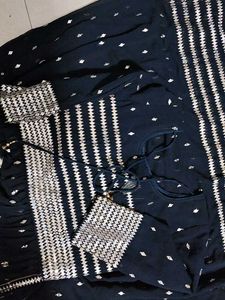 Elegant Black Sequin Ethnic kurta plazzo dupatta s