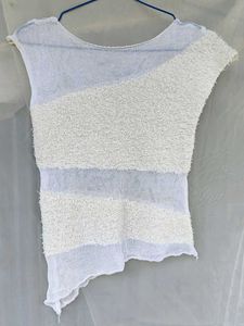 Chic Textured Stripe Top