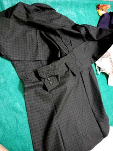 brand New 🆕 👌 Stylish Men's Black Textured Shirt
