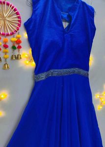 Royal Blue Flowy Gown