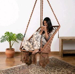 Boho Macrame Hanging Chair (Brand New)