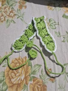 Handmade Crochet Green Headband