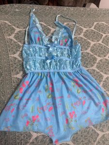 Beautiful Floral Lace Trim Cami, Bust-34/32