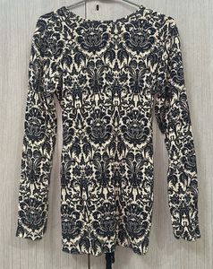 Floral Print Wrap Top