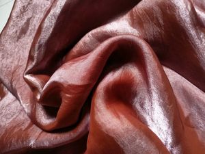 8 MTRS Trending luxurious fandi satin silk fabric