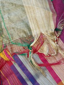Vibrant Patchwork Saree