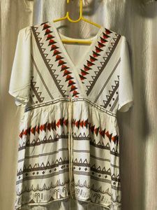 white boho style top