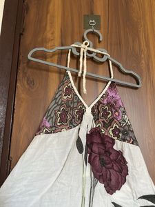 Bohemian Floral Print Halter Top