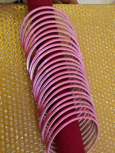 24 Stack of Pink Bangles