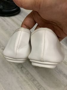 White Ballet Flats