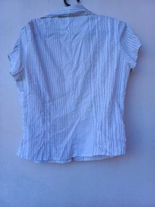 Classic Striped Button-Up Shirt