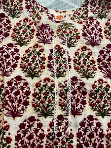 Bohemian Floral Print Kurta