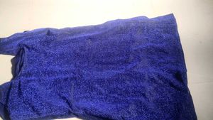 Sparkling Royal Blue Saree