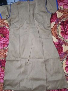 Embroidered Kurta with Long Skirt