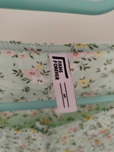 🌸 Fame Forever Floral Peplum Top | Pastel Mint |