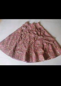 Floral Print Skirt