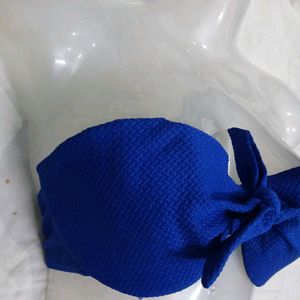 Blue Bandeau ⚛️Bikini Top