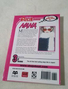 Nana Manga Volumes 2, 3 and 4