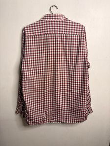 Classic Gingham Pattern Men's Shirt