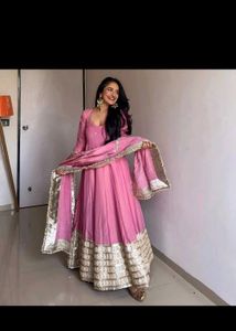 Elegant Pink Kurta Set with Dupatta