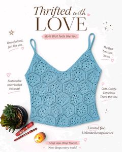 Boho Crochet Cami Top