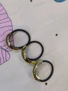 Chunky Gold Bubble Ponytail Hair Tie