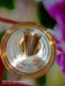 Brass Thali Set for pooja