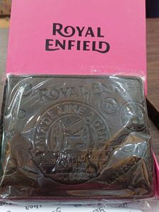 Royal Enfield Leather Wallet Brown