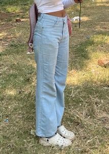 Light Wash Wide Leg Jeans