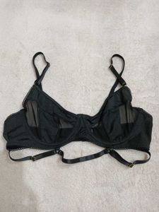 Sheer Black Underwire Bra