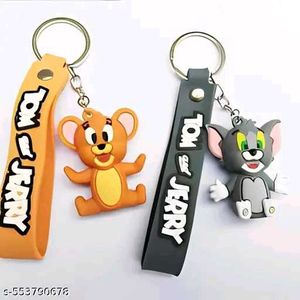 tom and jerry keychain