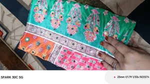 Multicolour Kurta Set with Dupatta