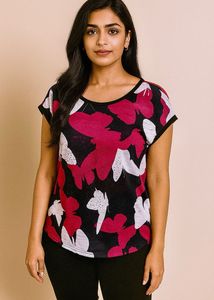 Butterfly Print Top