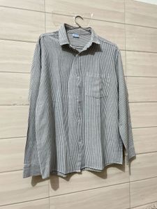 Striped Long Sleeve Button-Down Shirt