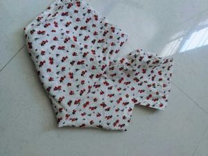 combo Floral Print Square Neck Top short kurti
