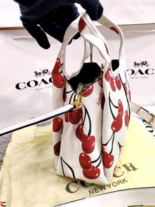 LATEST COACH LANA BIG SIZE* WITH BOX CHERRY PRINT
