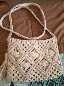Cute white Crossbody Bag