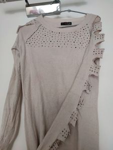 Off White Long Top