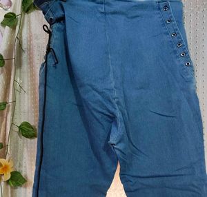 Unique Zipper Denim Jeans