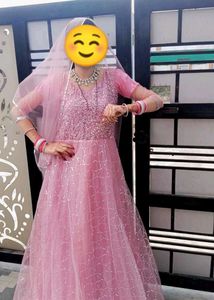 Pink Embellished Gown