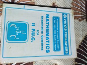 II PUC maths question bank with free formulae book