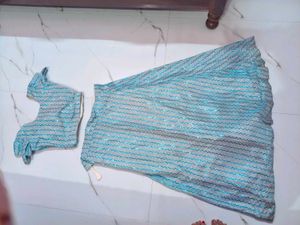 Stunning Blue Sequined Lehenga Choli