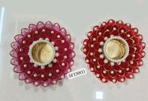 Decorative Tealight Holders (Set of 2)