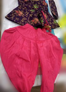 Kurta with dhoti pants