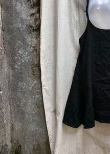 5247. Black Mini Slip Dress
