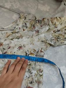 Floral Print Short Sleeve Dress