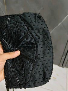 Elegant Beaded Clutch Bag