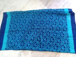 Blend Creep Saree Without Blouse