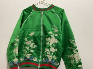 Green baseball jacket