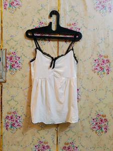 🇳🇿💫🎀 Cute Y2K Camisole Top with Lace Trim